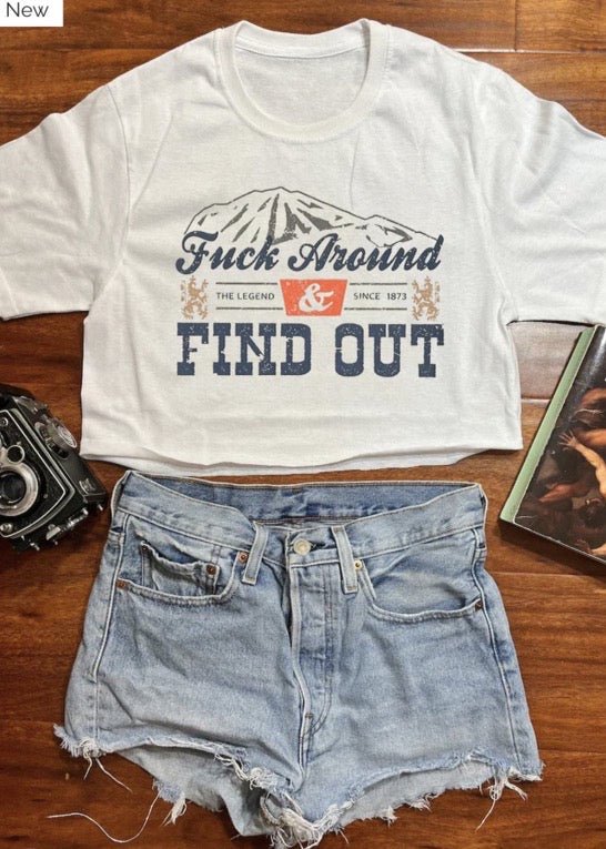 FAFO Vintage Coors Style Crop Top - Jabbatheslut